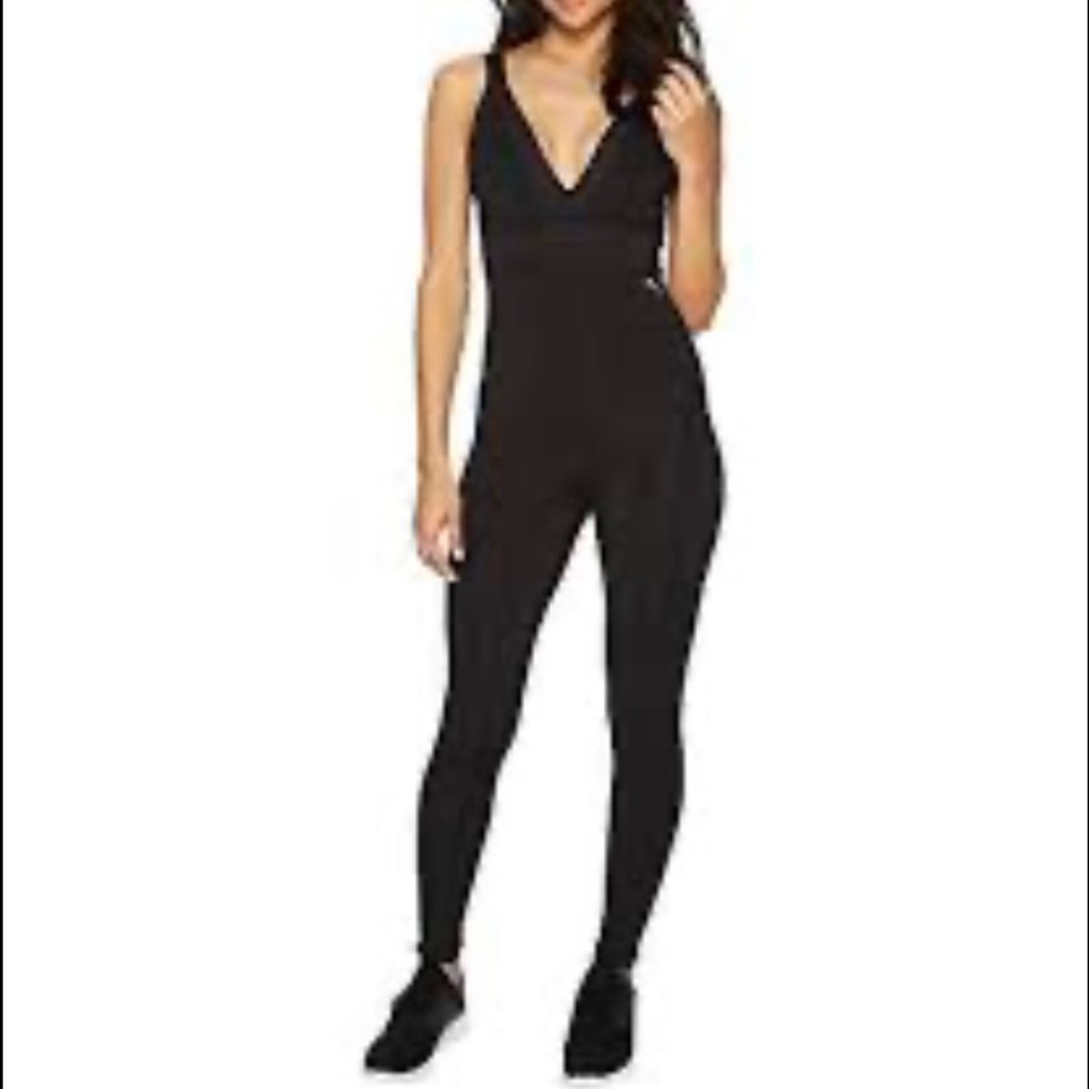 Jumpsuit leggings size M beautiful back lace